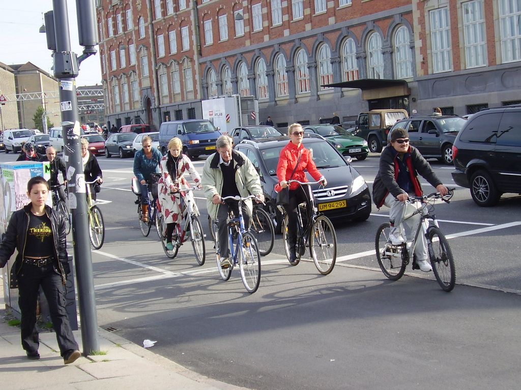 Fahrräder als Gruppe